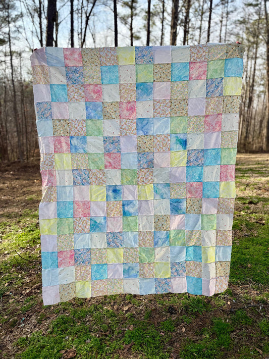 Low Volume Patchwork Quilt